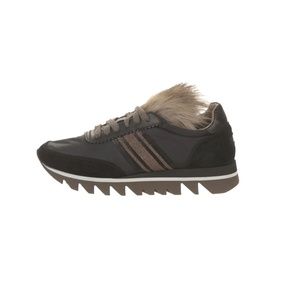 BRUNELLO CUCINELLI Nylon Striped Sneakers Size: 5 | IT 35